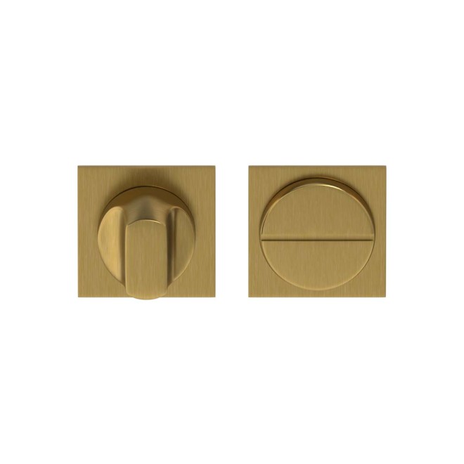 Skantrae Toiletgarnituur Quadrate Minimal Mat Messing